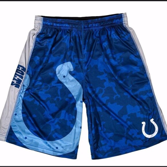 Indianapolis Colts Men's Polyester‎ Athletic Shorts - SMALL - Picture 1 of 1